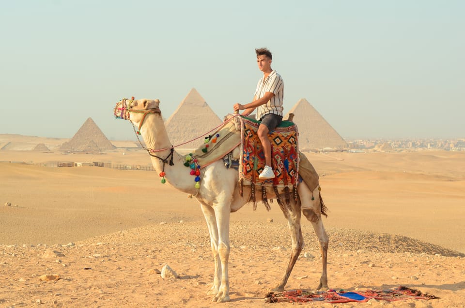 Camel Rider at Pyramids