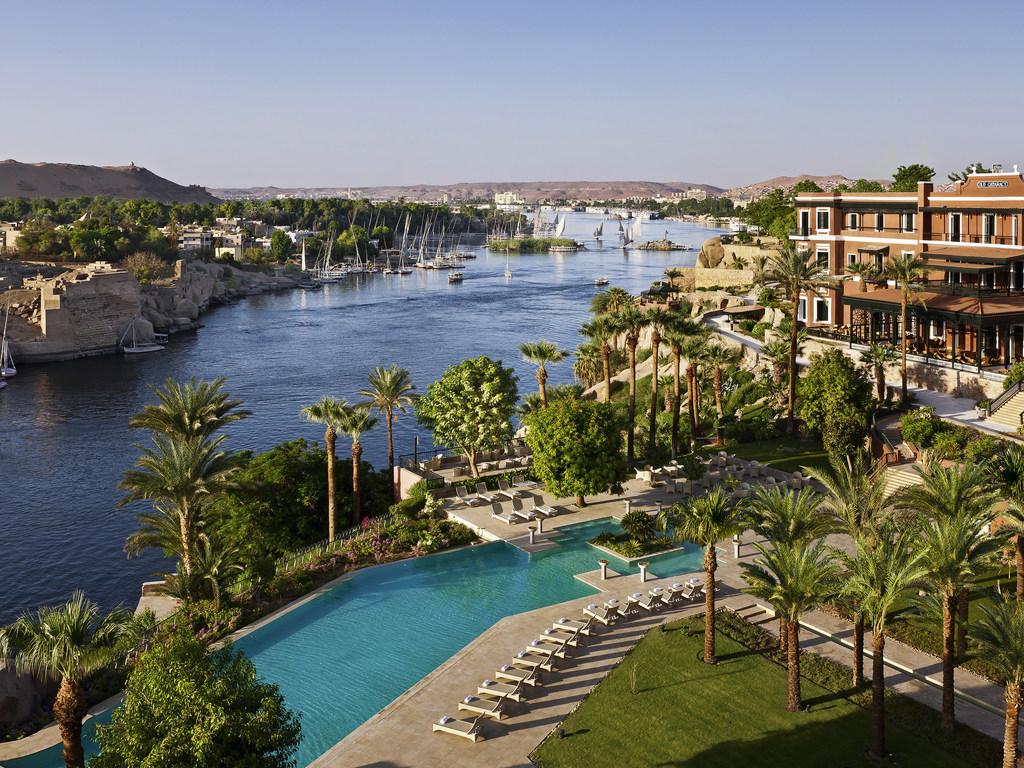 Old Cataract Hotel and Nile River