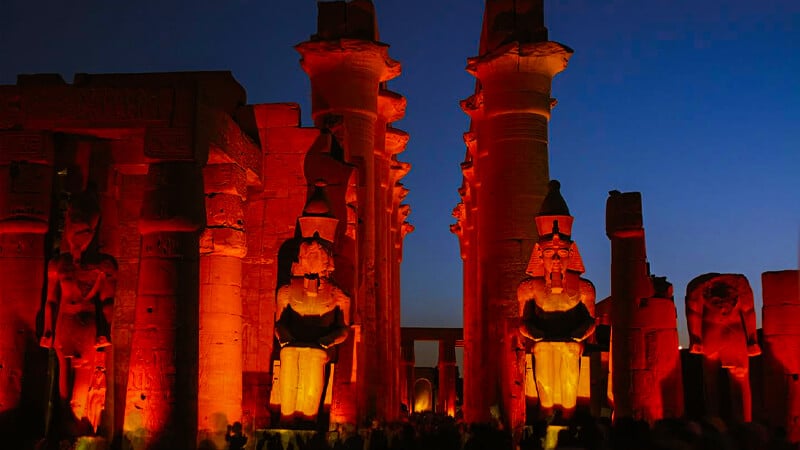 Glow at Luxor Temple