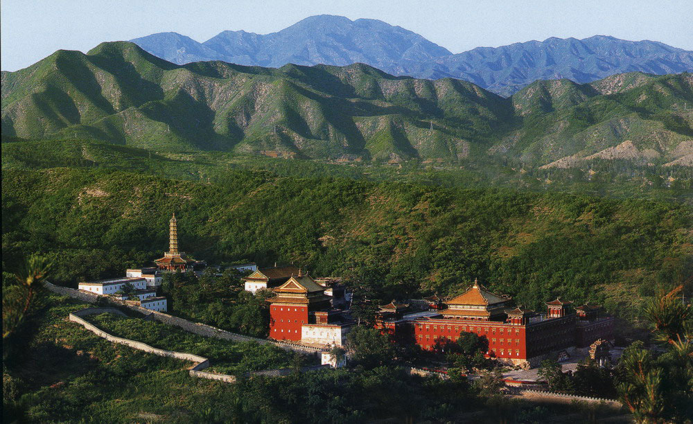Potala Temple Seen From Summer Mountain Resor