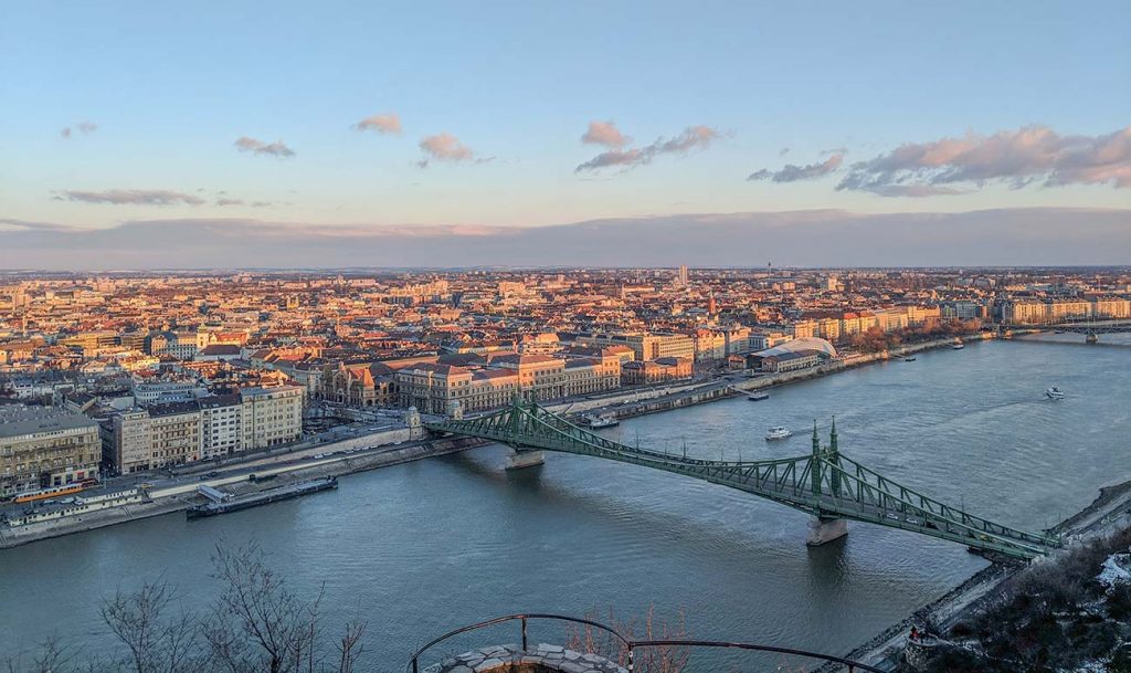 Liberty Bridge from Gellert Hill
