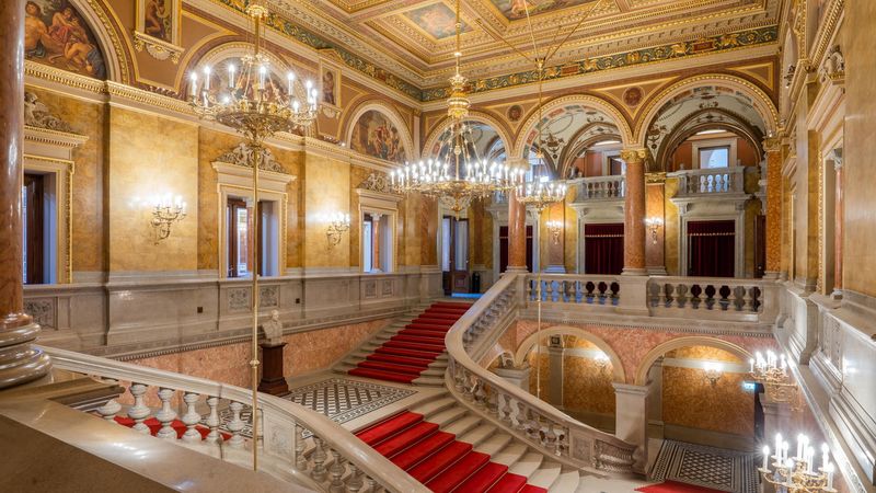 Stairway in Hungarian State Opera House