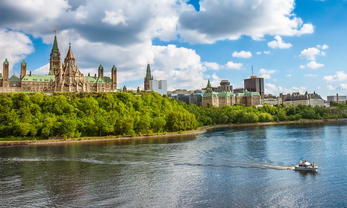 Library of Parliament and Ottawa River