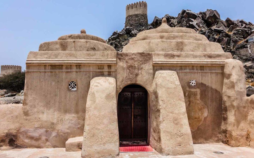 Families at Ruins in Dubai