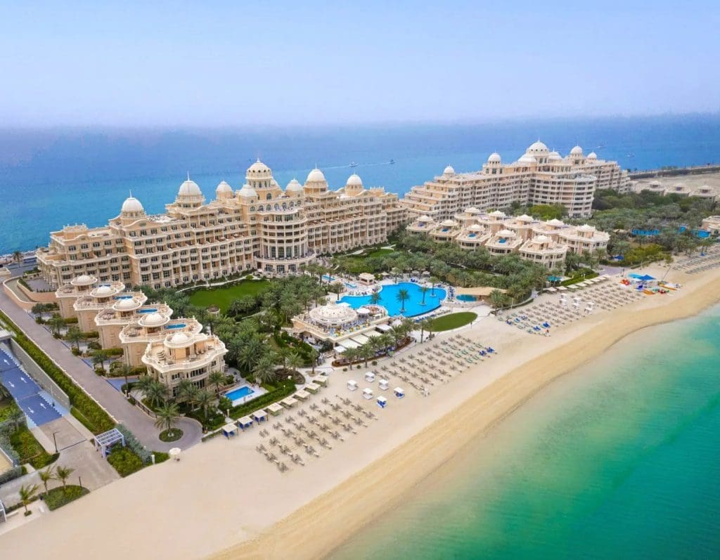 Houses on The Palms Manmade Islands in Dubai