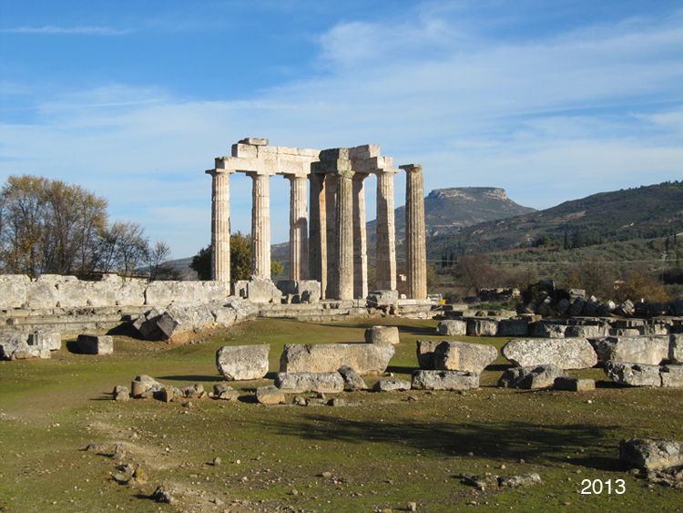 Ruins of the Temple of Zeus at Nemea