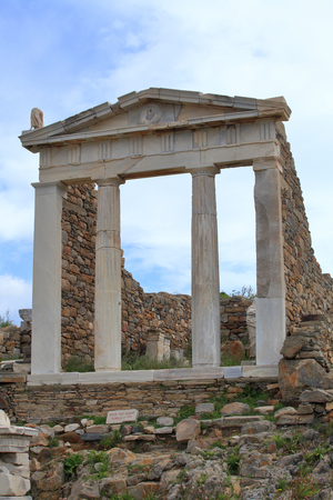 Temple of Isis on Delos, Greece