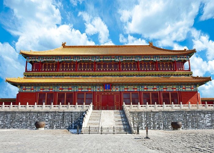 The Forbidden City or Palace Museum in Beijin