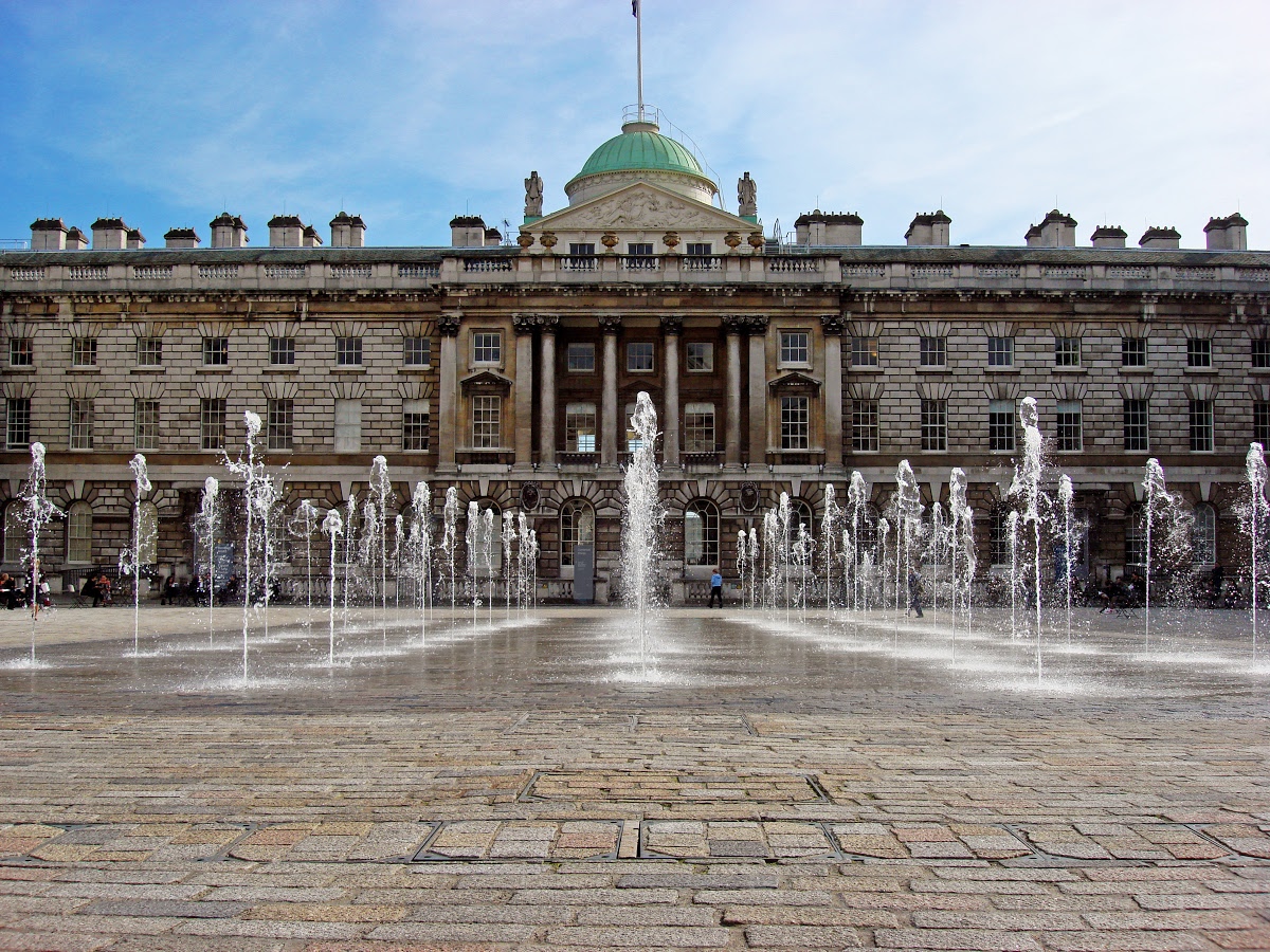 Fountain Display in Courtyard of Somerset Hou
