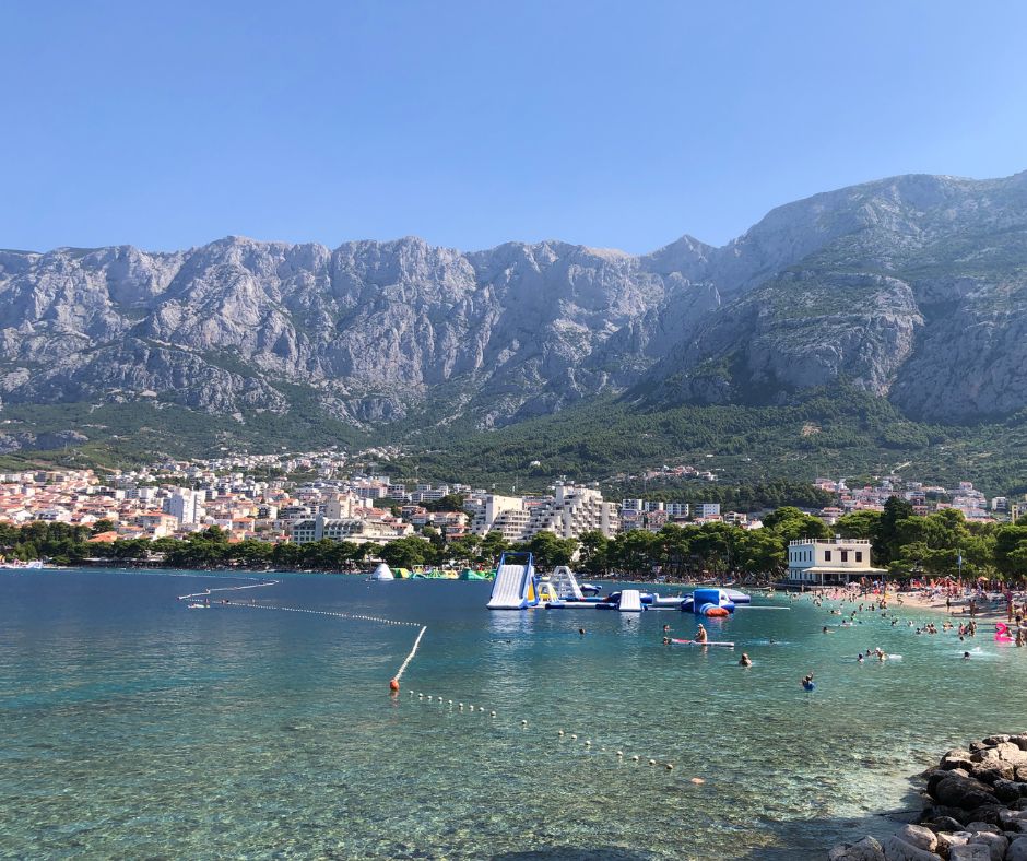 Makarska, Harbour and Biokovo Mountains
