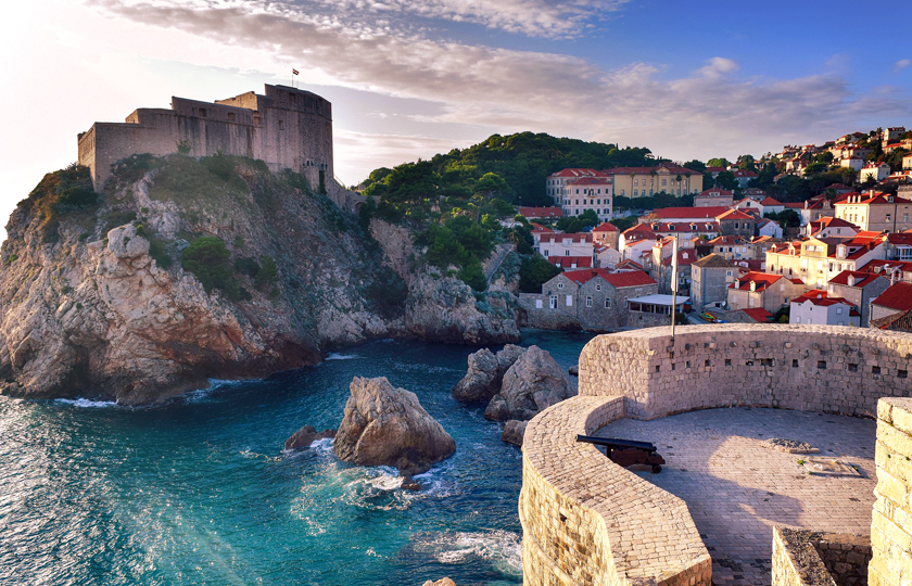 Dubrovnik and Adriatic Sea