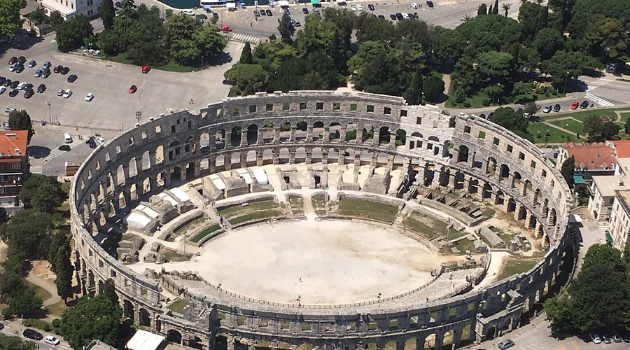 Amphitheatre, Pula, Istria Peninsula, Croatia