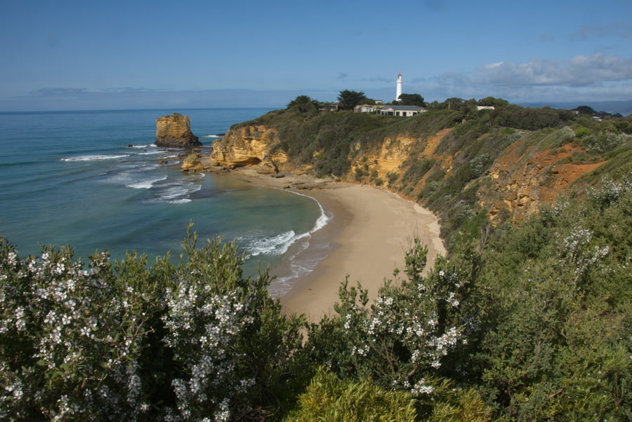 Cliffs and Shallow Inlet