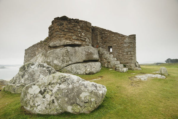 Old Blockhouse Gun Tower Ruins on Tresco