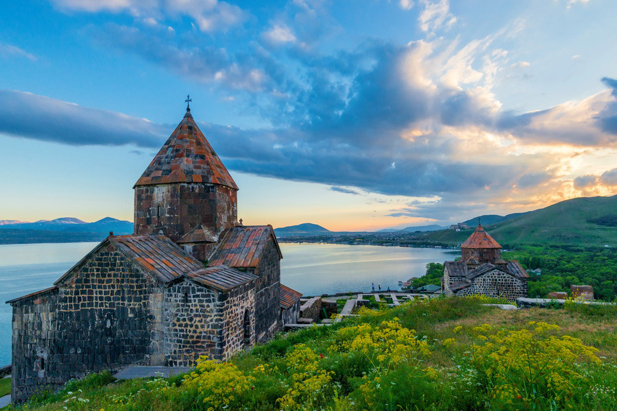 Sevan Lake Church in Armenia