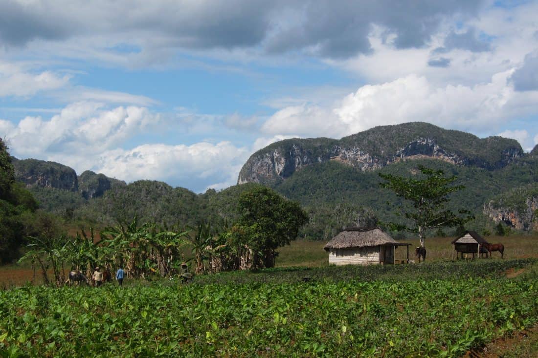 Countryside and Mountains in Vinales District